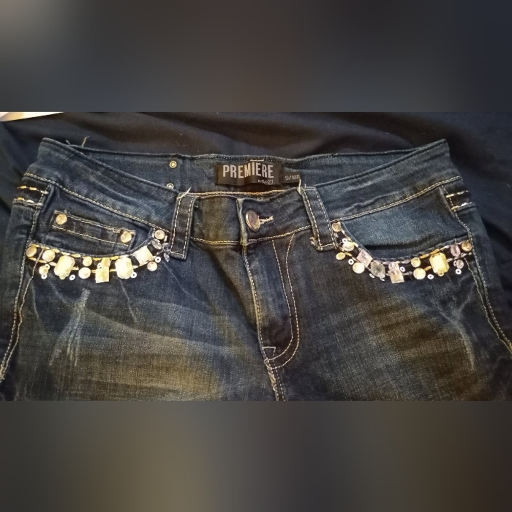 Premier By Rue 21 Women's Dark Blue High Rise Jeans For Sale!!